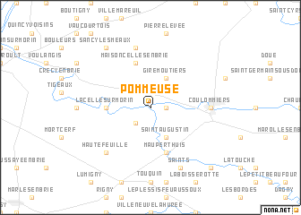 map of Pommeuse