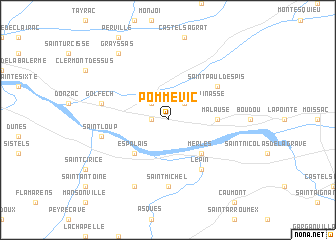 map of Pommevic