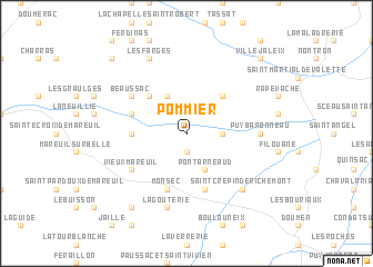 map of Pommier