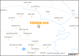 map of Pomogalovo