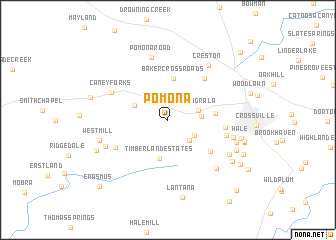 map of Pomona