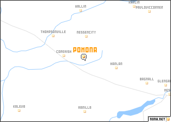 map of Pomona