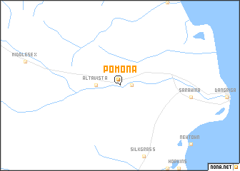 map of Pomona