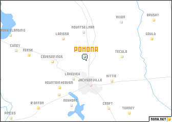 map of Pomona