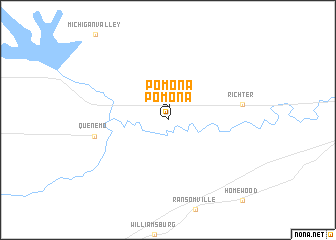 map of Pomona