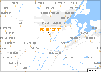 map of Pomorzany