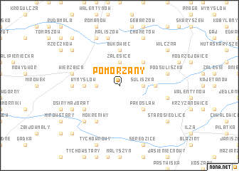 map of Pomorzany