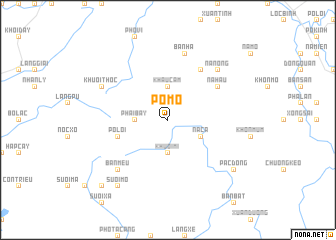 map of Pò Mò