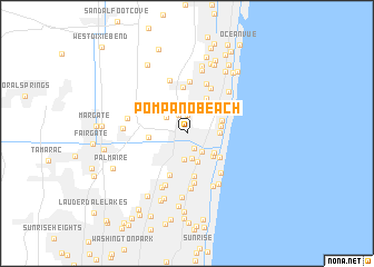 map of Pompano Beach