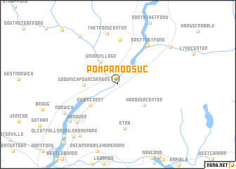 map of Pompanoosuc