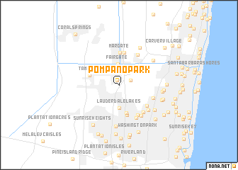 map of Pompano Park