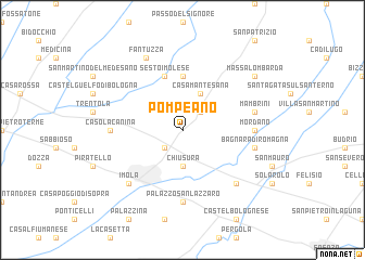 map of Pompeano