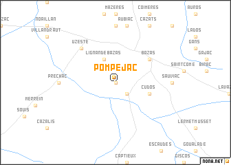 map of Pompéjac