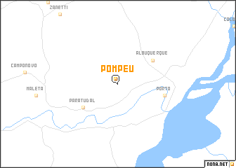 map of Pompeu