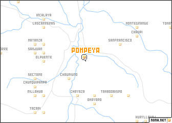 map of Pompeya