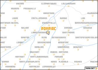 map of Pompiac