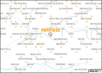 map of Pompidou