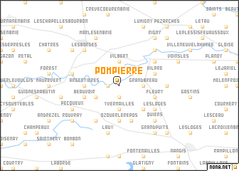 map of Pompierre