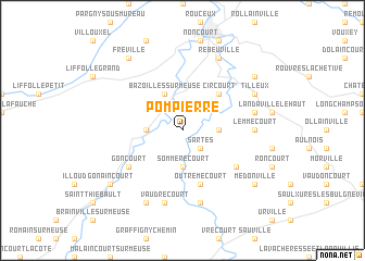 map of Pompierre