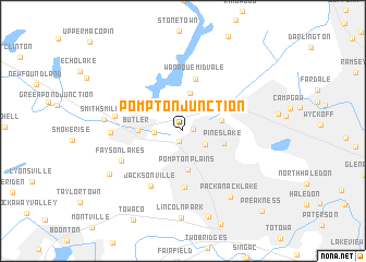 map of Pompton Junction