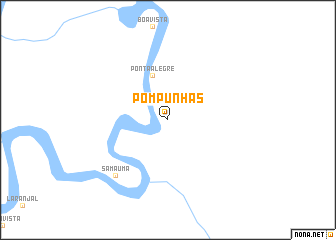 map of Pompunhas