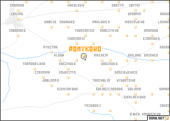 map of Pomykowo