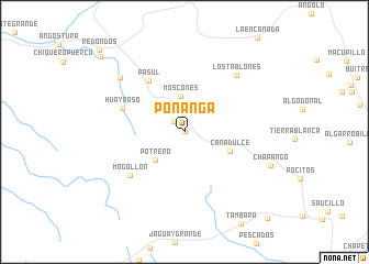 map of Ponanga