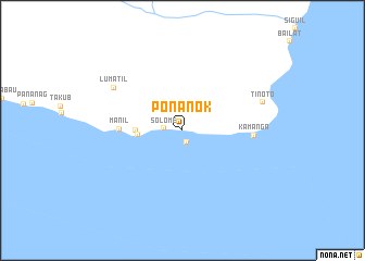 map of Ponanok