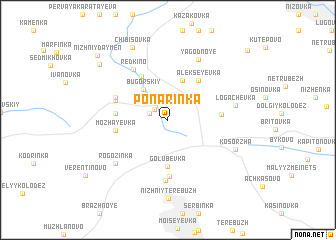 map of Ponarinka