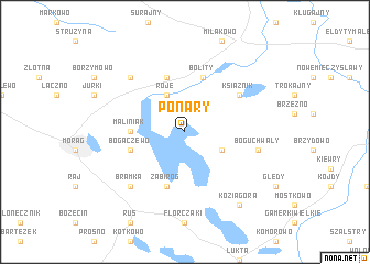 map of Ponary