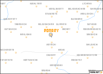 map of Ponary