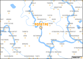map of Ponatpe