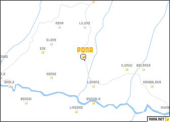 map of Pona