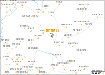 map of Ponbli