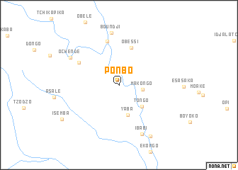 map of Ponbo