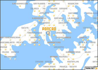 map of Poncão