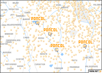 map of Poncol