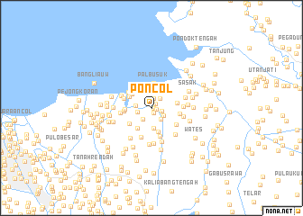 map of Poncol