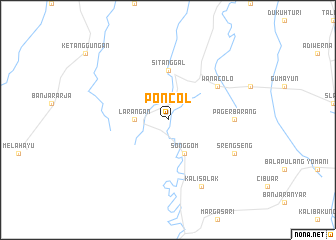 map of Poncol