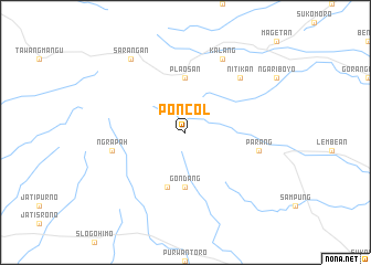 map of Poncol