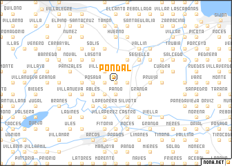 map of Pondal