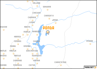 map of Ponda