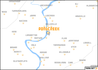 map of Pond Creek