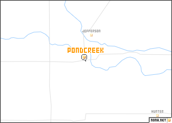 map of Pond Creek
