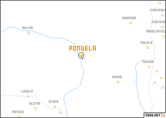 map of Pondela