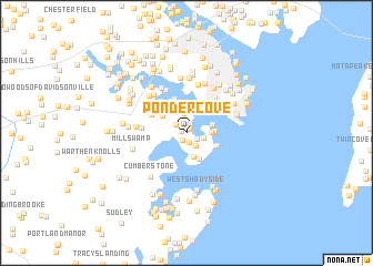 map of Ponder Cove