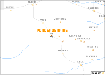 map of Ponderosa Pine