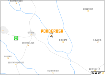 map of Ponderosa