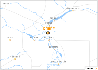 map of Ponde