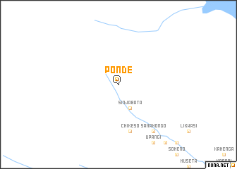 map of Ponde